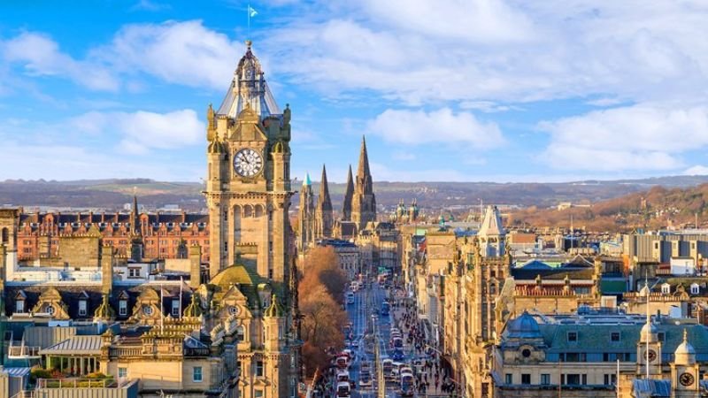 British Airways Edinburgh office in Scotland