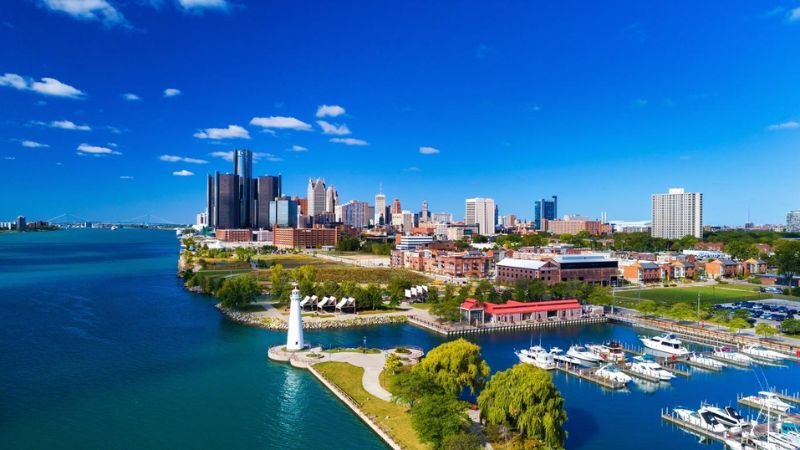 KLM Airlines Detroit Office in United States