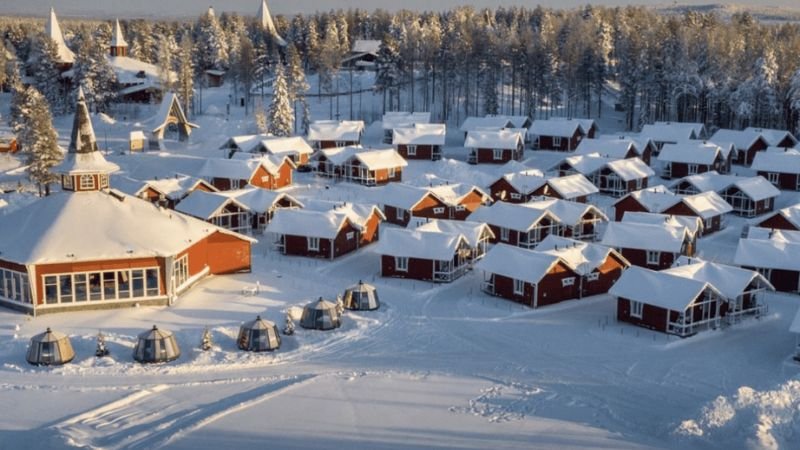 KLM Airlines Rovaniemi Office in Finland